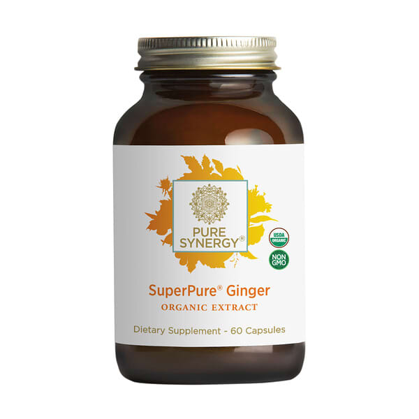 Pure Synergy, Imbir SuperPure, 60 kapsułek