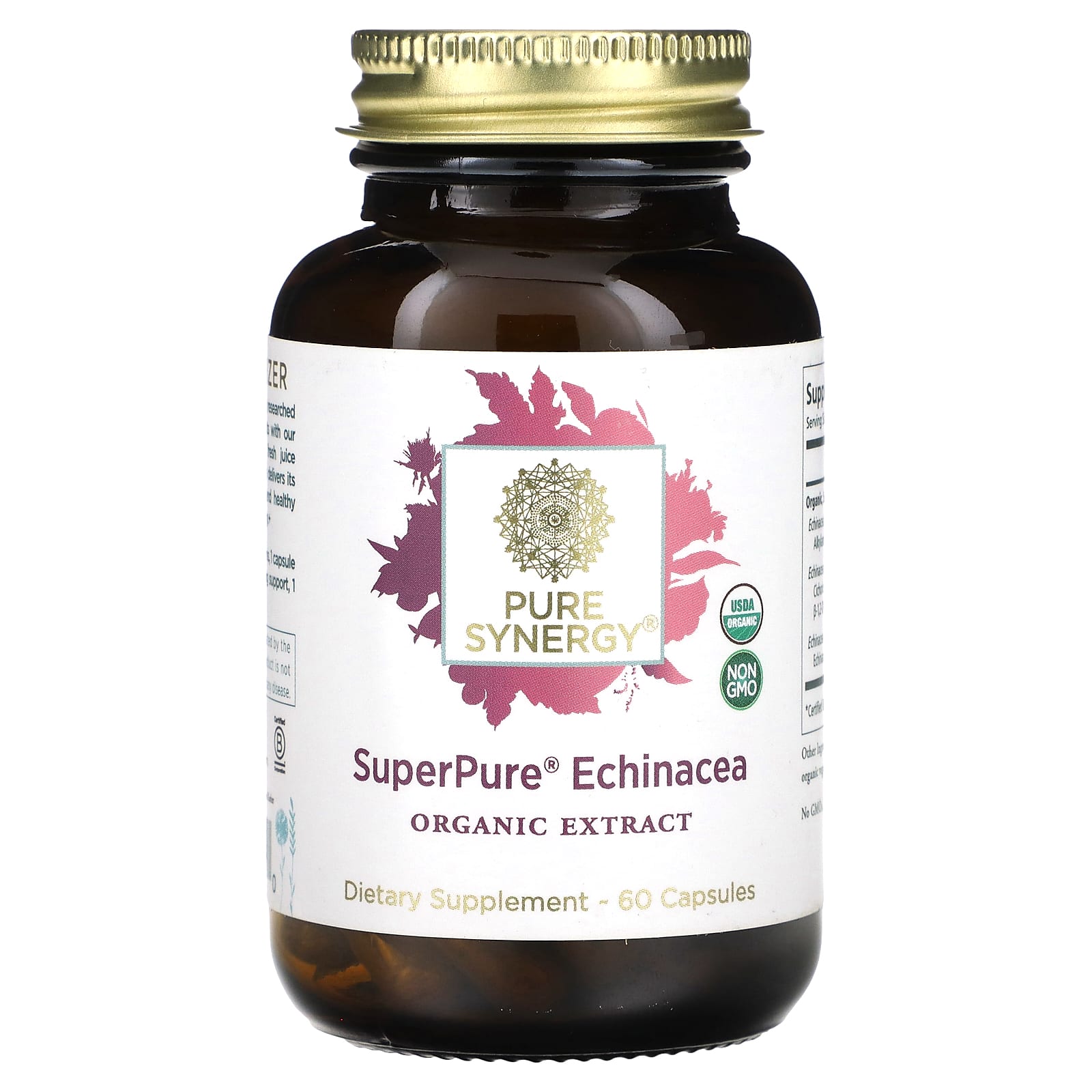 Pure Synergy, SuperPure Echinacea Extract, 60 Capsules