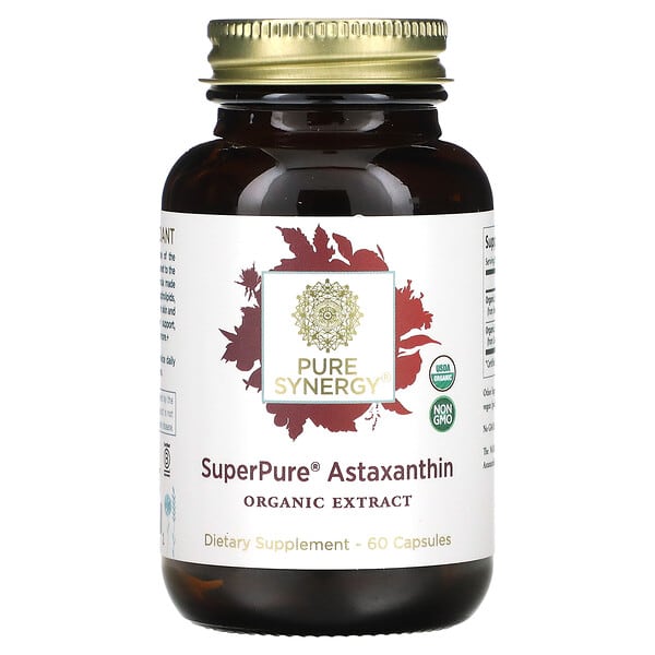 Pure Synergy, Astaxantina superpura`` 60 cápsulas