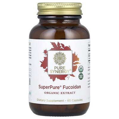 Pure Synergy, SuperPure® Fucoidan, 60 Capsules (100 mg Capsules)