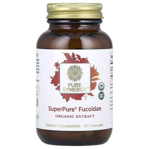 Pure Synergy, SuperPure® 褐藻糖膠，60 粒膠囊（100 毫克膠囊）