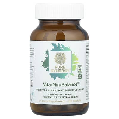 Pure Synergy, Vita-Min-Balance™, Women's 2-Daily Multivitamin, 60 Tablets