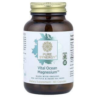Pure Synergy, Vital Ocean Magnesium™, Magnesio, 60 cápsulas