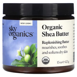 Sky Organics, Beurre de karité biologique, 425 g