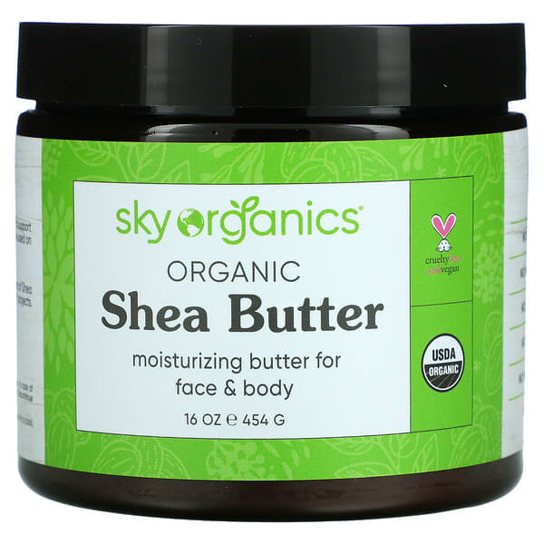 Sky Organics, Organic Shea Butter, 16 oz (454 g)