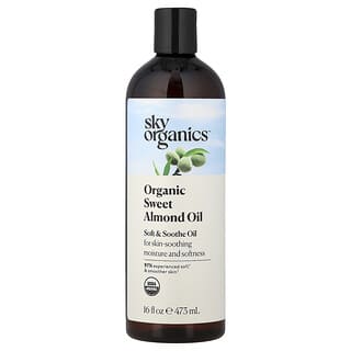Sky Organics, Organic Sweet Almond Oil, 16 fl oz (473 ml)