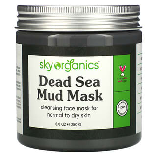 Sky Organics, Máscara de barro del mar muerto - 8,8 oz líquidas (250 g)