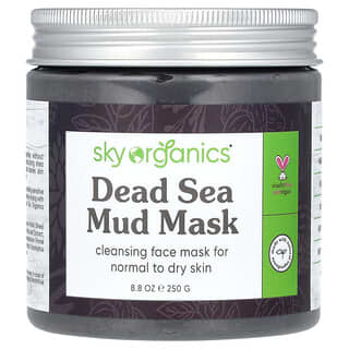 Sky Organics, Máscara de Lama do Mar Morto, 250 g (8,8 fl oz)