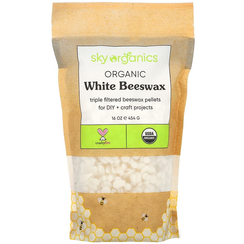 Sky Organics White Beeswax Pellets 16oz - Very Smart Ideas