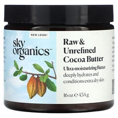 Unrefined Raw Cocoa Butter (16 oz)