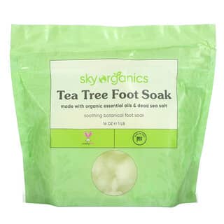 Sky Organics, Bain de pieds à l'arbre à thé, 1 kg (16 oz)