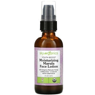 Sky Organics, Youth Boost, Moisturizing Marula Face Lotion, 2 fl oz (60 ml)