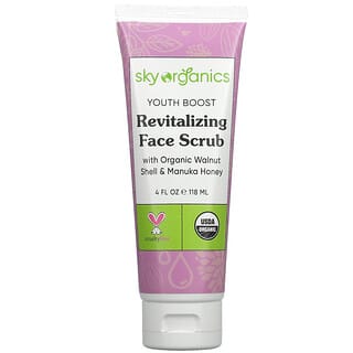 Sky Organics, Youth Boost, Revitalizing Face Scrub, 4 fl oz (118 ml)