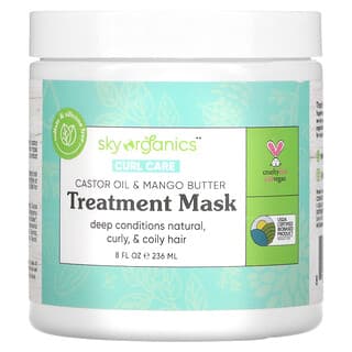 Sky Organics, Curl Care, Treatment Hair Mask, 8 fl oz (236 ml)