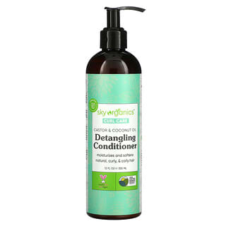 Sky Organics, Soin des boucles, Après-shampooing démêlant, 355 ml