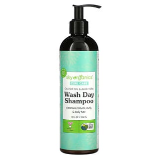 Sky Organics, Curl Care, Shampoo de Limpeza Diária, 355 ml (12 fl oz)