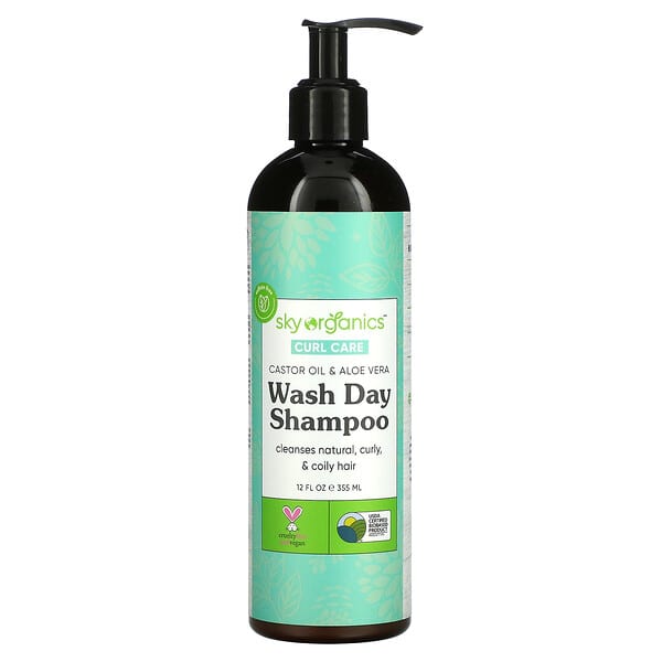 Sky Organics, Curl Care, Wash Day Shampoo, 355 ml (12 fl. oz.)