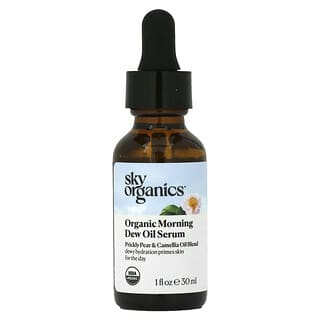 Sky Organics, Organic Morning Dew Oil Serum, Prickly Pear & Camellia Oil Blend, 1 fl oz (30 ml)