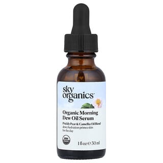 Sky Organics, 유기농 아침이슬 오일 세럼, 배나무 및 동백 오일 혼합물, 30ml(1fl oz)
