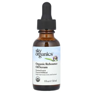 Sky Organics, Siero con olio di rimbalzo biologico, 30 ml