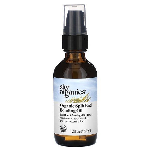 Sky Organics‏, Organic Split End Bonding Oil, 2 fl oz (60 ml)
