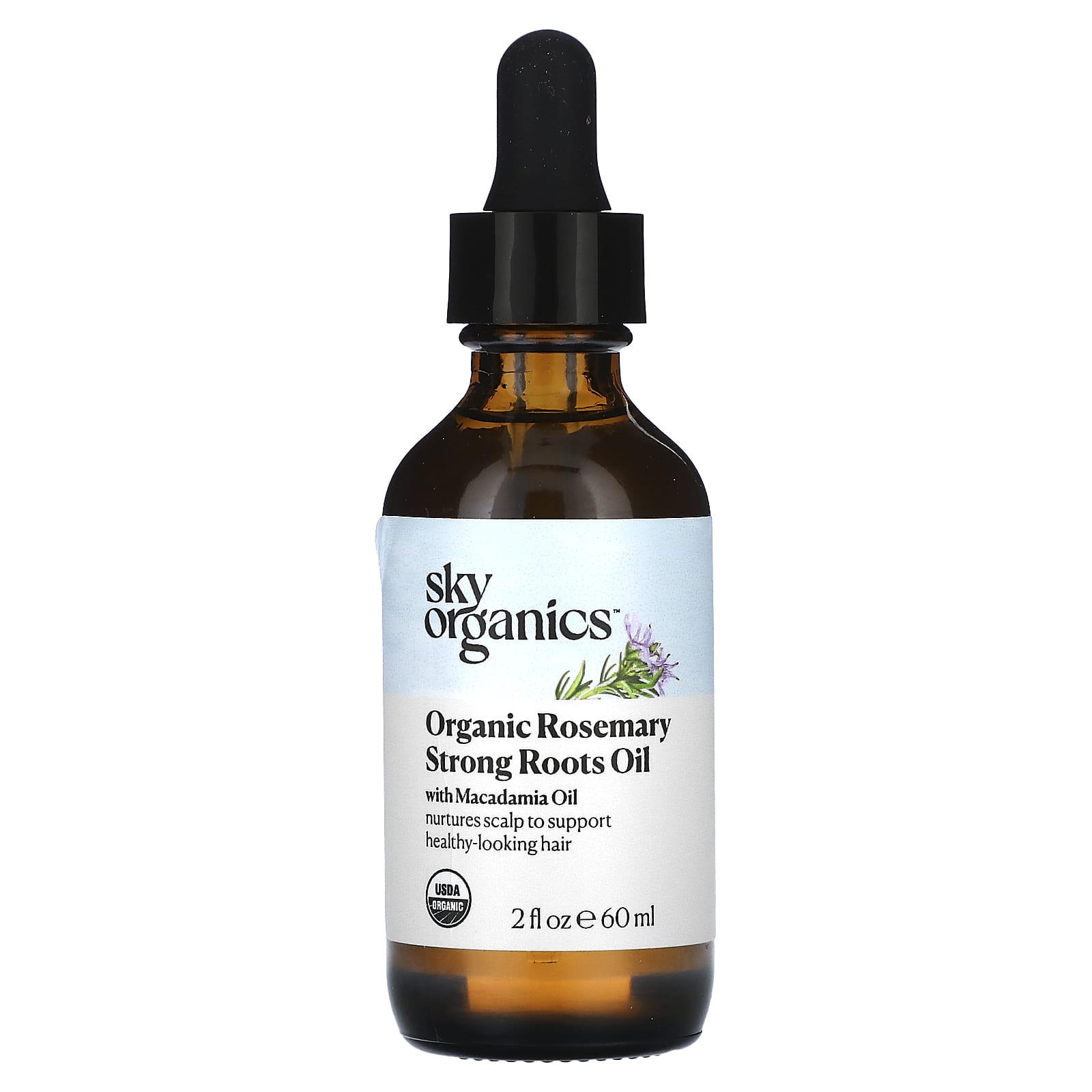 Sky Organics, Organic Rosemary Strong Roots Oil with Macadamia Oil, 2