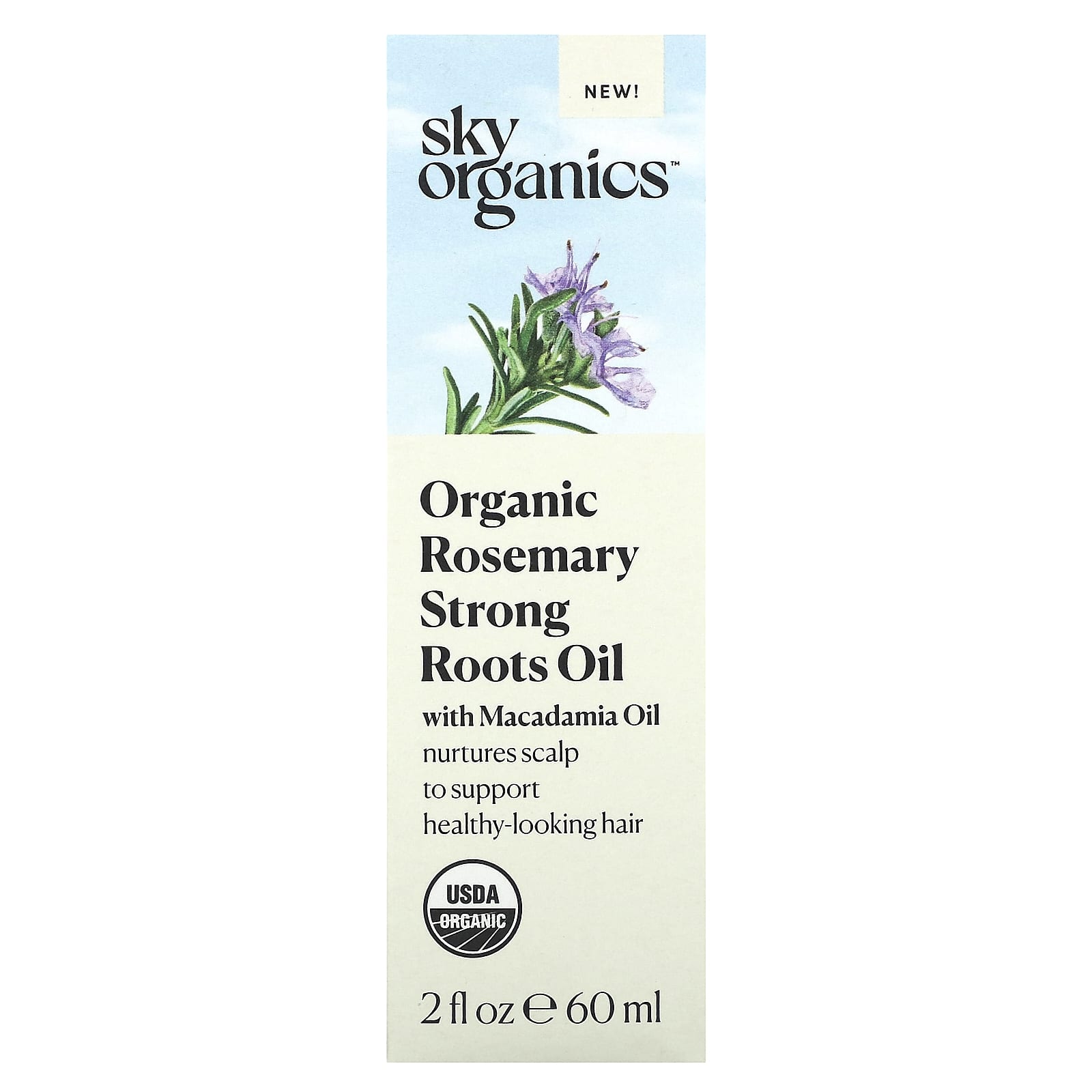 Sky Organics, Organic Rosemary Strong Roots Oil with Macadamia Oil, 2 fl oz  (60 ml) De beste aanbiedingen en prijsgeschiedenis op