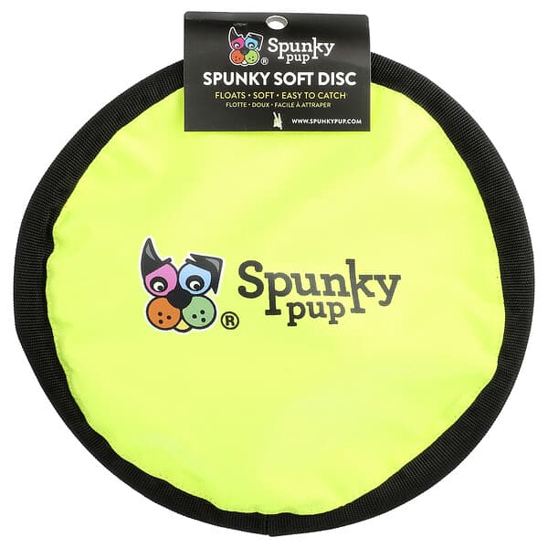 Spunky Pup, Sunky Soft Disc, weiche, kohlensäurehaltige Fruchtgummis, 1 Stück