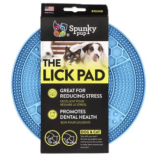 Spunky Pup, The Lick Pad, Dog & Cat, Round, 1 Count