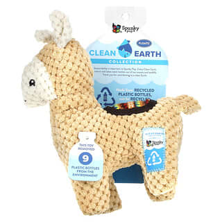 Spunky Pup, Clean Earth Plüsch, Lama, 1 Spielzeug