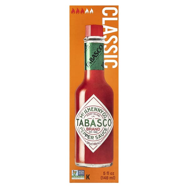 Tabasco, 辣椒醬，經典，5 液量盎司（148 毫升）