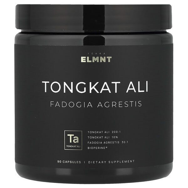 TERRA ELMNT, Tongkat Ali + Fadogia Agrestis, 90 Capsules — product photo 1
