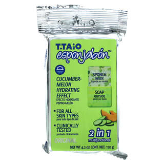 T. Taio, Éponge-savon au concombre et au melon, 120 g