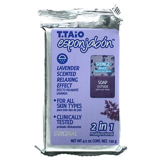 T. Taio, صابون-إسفنجة الخزامي، 4.2 أونصة (120 جم)