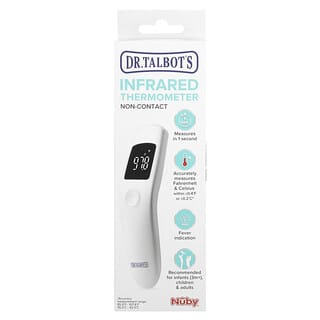 Dr. Talbot's, Termómetro infrarrojo, sin contacto, blanco, 1 termómetro