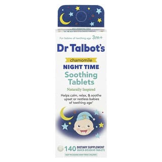 Dr. Talbot's, Chamomile Night Time Soothing Tablets, 3m+, 140 Quick-Dissolve Tablets