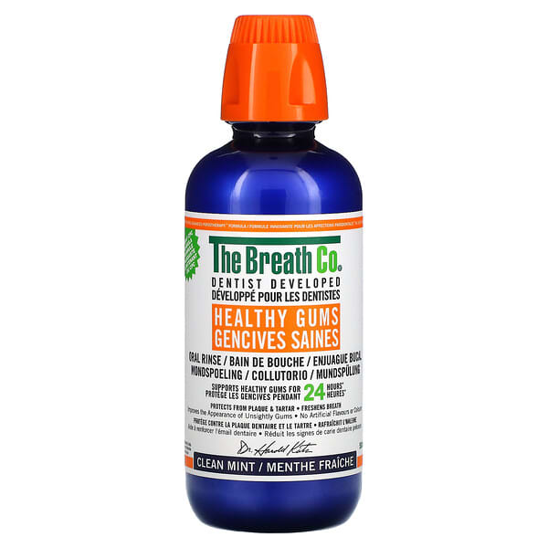 The Breath Co.‏, غسول الفم للثة صحية، نعناع نقي، 500 مل