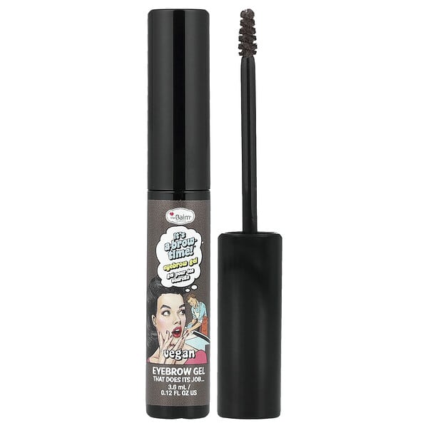 theBalm Cosmetics, It's A-BrowTime!® 아이브로우 젤, 다크 브라운, 3.6ml(0.12fl oz)