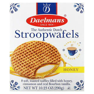 Daelmans, Stroopwafels, Honey, 8 Waffles, 10.23 oz (290 g)