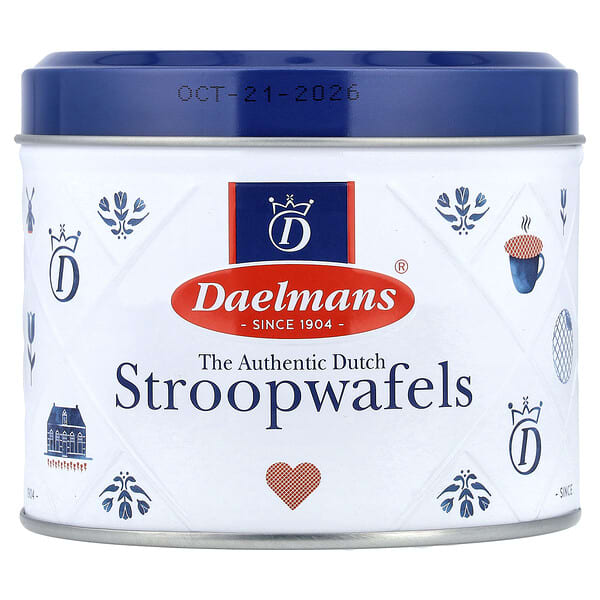 Daelmans, Stroopwafels，禮品罐，焦糖，8 塊華夫餅，8.11 盎司（230 克）
