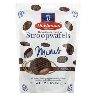 Daelmans, Mini Stroopwafels, Chocolate , 5.29 oz (150 g)