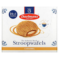 Stroopwafels（ストロープワッフル）、キャラメル味、24個入り、各39g（1.38オンス）