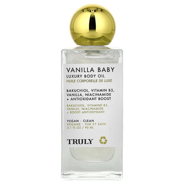 Truly Beauty, 바닐라 베이비 럭셔리 바디 오일, 90ml(3.1fl oz)