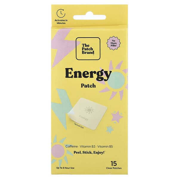 The Patch Brand, Energy Patch, патч для энергии, 15 очищающих патчей