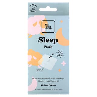The Patch Brand‏, רטיית שינה, 15 מדבקות Clear