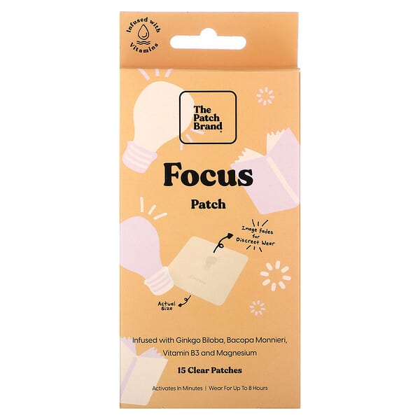 The Patch Brand, Focus Patch, 15 Clear Patches