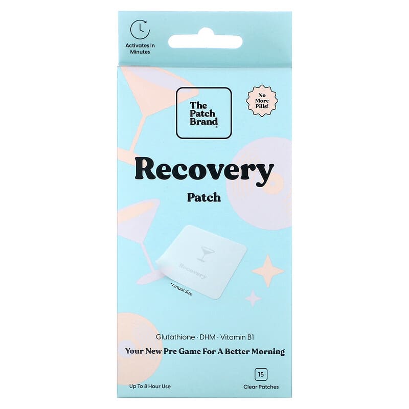 The Patch Brand Recovery Patch, Blue, 15 ct