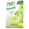 True Lime, лаймад, оригинальный, 10 пакетиков по 3 г (0,11 унции)