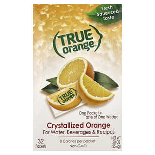 True Citrus, True Orange, кристаллизованный апельсин, 25,6 г (0,90 унции)