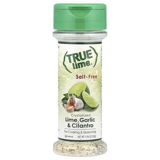 True Citrus, Echte Limette, kristallisiert, Knoblauch und Koriander, salzfrei, 55 g (1,94 oz)